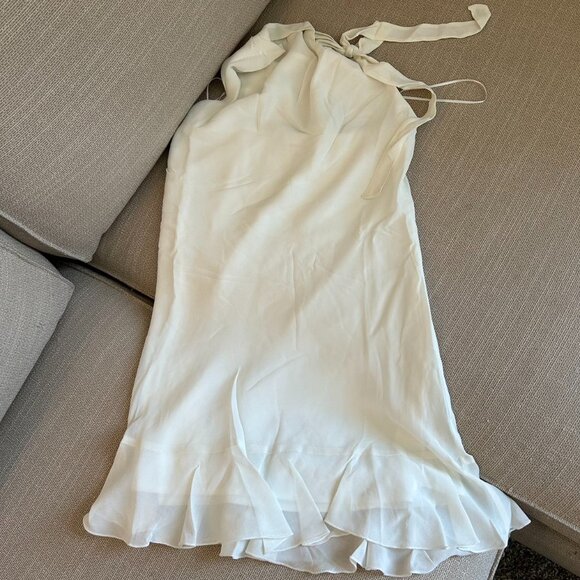 Reformation Cream Mini Dress - Picture 3 of 8